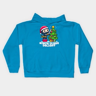 kawaii Ninja christmas Kids Hoodie